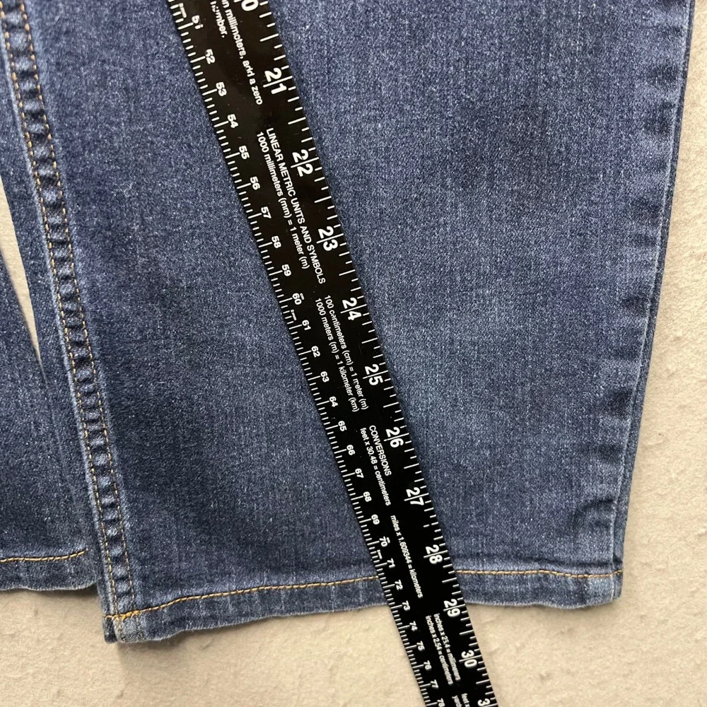 Duluth Trading Co Womens Jeans 22W x 31 Blue‎ Straight Leg Denim Stretch 1642